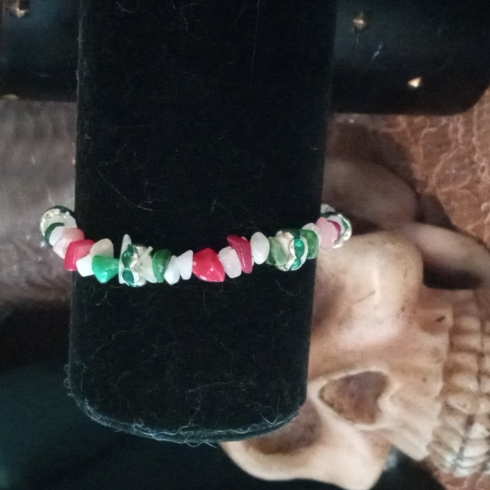 Mixed Gemstone Stretch Bracelet